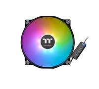Thermaltake Pure 20 ARGB Sync Edition Quiet Radiator PWM LED Fan 5V RGB 200mm - Black (Controller included),CL-F081-PL20SW-A,1 Pack