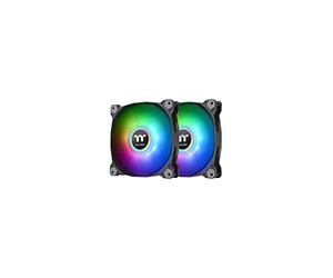 Thermaltake Pure Duo 12 ARGB Sync Radiator Fan (2-Fan Pack)-Black