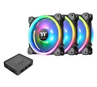 Thermaltake Riing Trio 12 RGB TT Premium Edition 120mm Software Enabled 30 Addressable LED 9 Blades Case/Radiator Fan - 3 Pack - CL-F072-PL12SW-A