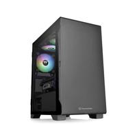Thermaltake S100 TG Tempered Glass Micro-ATX Case Black