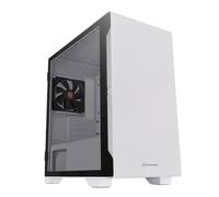 Thermaltake S100 TG Snow, Tempered Glass Micro Chassis, 120mm Fan, USB 3.0, USB