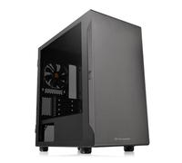 Thermaltake S100 TG, Tempered Glass Micro-ATX Chassis, 120mm Fan, USB 3.0, USB 2