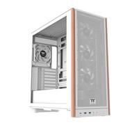 Thermaltake S370 WS; Mid Tower Chassis; Wood Front Trim; 4x120mm Fans Included; 410mm GPU Clearance; up to E-ATX; Hidden Connector Support (ATX/mATX);Vertical GPU Support;Snow;CA-11J-OOM6WN-00