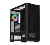 Thermaltake S380 TG ARGB Mid Tower Chassis, Black, SF360 + SF120 ARGB Fans, USB-