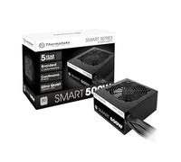 Thermaltake Smart 500W 80+ White Certified PSU, Continuous Power with 120mm Ultra Quiet Cooling Fan, ATX 12V V2.3/EPS 12V Active PFC Power Supply PS-SPD-0500NPCWUS-W