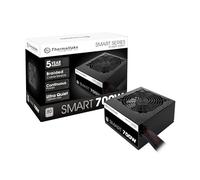 Thermaltake Smart 700W 80+ White Certified PSU, Continuous Power with 120mm Ultra Quiet Fan, ATX 12V V2.3/EPS 12V Active PFC Power Supply PS-SPD-0700NPCWUS-W