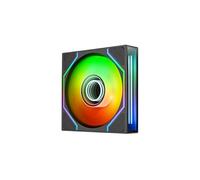 Thermaltake SWAFAN 120 EX Infinity ARGB Sync | ARGB PC Fan | MagForce 2.0 Magnetic Attachment | Double Infinity Mirror | Interchangeable Fan Blades | 120 mm | Black