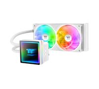 Thermaltake TH240 V3 ARGB AIO Hydro CPU Cooler, White, 2 x 120mm ARGB Fans, Infi