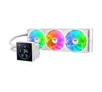 Thermaltake TH360-S V3 ARGB CPU Liquid Cooler; Intel/AMD; 1x360mm 500~2500rpm Single Frame ARGB Fan; 3.95" Segment Code LCD; Rotatable Pump Head; TT Segment LCD Software; Snow; CL-W472-PL12SW-A