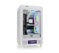 Thermaltake The Tower 200 Mini Tempered Glass Gaming Case - Snow White - CA-1X9-00S6WN-00