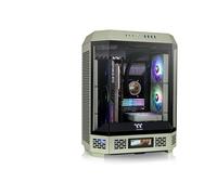 Thermaltake The Tower 600 Matcha Green Mid-Tower ATX Case; 3 Tempered Glass Panels; Hidden-Connector Motherboard Support; Rotational PCI-e Slots; CA-1Z1-00MEWN-00; 3 Year Warranty