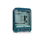 Thermaltake The Tower 600 | Octagonal Mid Tower ATX | 2 pre-installed 140mm fans | Vertical ventilation | Compatible with 420mm cooler and up to 13 fans | Teal