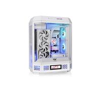 Thermaltake The Tower 600 Snow Mid-Tower ATX Case; 3 Tempered Glass Panels; Hidden-Connector Motherboard Support; Rotational PCI-e Slots; CA-1Z1-00M6WN-00; 3 Year Warranty