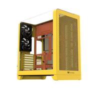 Thermaltake The View 390 Air Butter Caramel Dual Chamber Mid Tower Tempered Glass PC Gaming Case - CA-11F-00MMWN-00