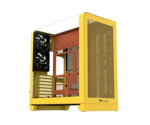 Thermaltake The View 390 Air Butter Caramel Dual Chamber Mid Tower Tempered Glass PC Gaming Case - CA-11F-00MMWN-00