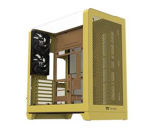 Thermaltake The View 390 Air, Yellow, Dual Chamber Mid Tower, 2x CT120 Fans, Bac