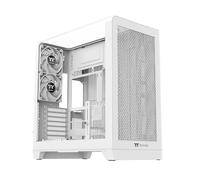 Thermaltake The View 390 Snow White Dual Chamber Mid Tower Tempered Glass PC Gaming Case - CA-11F-00M6WN-00
