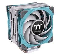 Thermaltake Toughair 510 Turquoise CPU-Cooler | 2x low noise 120-mm PWM Fans | Intel and AMD Socket | LGA-1700 compatible | gray/tourquoise
