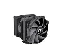 Thermaltake TOUGHAIR 710 Black Edition 250W TDP CPU Cooler, Intel LGA 1851/1700/1200, AMD AM5/AM4, Dual-Tower Dual Fan Design, Copper Base with 7 Heat Pipes, CL-P117-CA14BL-A