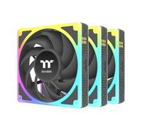 Thermaltake Toughfan EX 120 ARGB Sync; 120mm; 500~2000 RPM; MagForce 2.0; 2.86mm-H2O Static Pressure; Airflow 59.34 CFM; Hydraulic Bearing; 5V 3-Pin Motherboard Sync; 3-Pack; Black; CL-F210-PL12SW-A