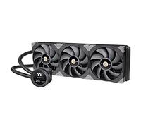 Thermaltake TOUGHLIQUID Ultra 420 CPU Liquid Cooler, AMD(AM5/AM4) Intel(LGA 1700/1200), 2.1 Inch Rotational LCD Display 2000RPM Radiator Fan, TT RGB Plus 2.0. Software, CL-W366-PL14BL-A