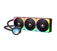 Thermaltake TOUGHLIQUID Ultra 420 RGB CPU Liquid Cooler, AMD(AM5/AM4) Intel(LGA 1700/1200), 2.1 Inch Rotational LCD Display 2000RPM Radiator Fan, TT RGB Plus 2.0. Software, CL-W370-PL14SW-A,Black
