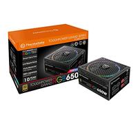 Thermaltake Toughpower Grand RGB 650W 80+ Gold MB 12V RGB Sync SLI/CrossFire Ready Smart Zero Fan Full Modular Power Supply PS-TPG-0650FPCGUS-S 10 Year Warranty