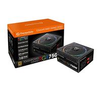 Thermaltake Toughpower Grand RGB 750W 80+ Gold Smart Zero 256-Color RGB Fan Fully Modular Power Supply 10 YR Warranty PS-TPG-0750FPCGUS-R