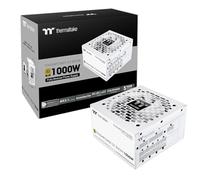 Thermaltake Toughpower GT 1000W; ATX 3.1; Native PCIe 5.1 12V-2x6; Full Modular; Flat Cables; Color Matched Connectors; Japanese Main Capacitors; 80 Plus Gold; 140mm; Snow; PS-TPT-1000FNFAGU-W