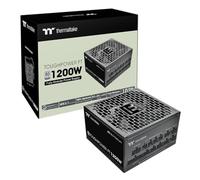 Thermaltake Toughpower PT 1200W; ATX 3.1; x2 Native PCIe 5.1 12V-2x6; Etched Flat Cables; Dual-Color H++ Connectors; 100% Japanese Capacitors; 135mm Fan; 80 Plus Platinum; Black; PS-TPP-1200FNFAPU-1
