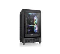 Thermaltake Tower 200 Mini-ITX Computer Case, 2x140mm Pre-Installed CT140 Fans, Supports GPU Length Up to 380mm - Black (CA-1X9-00S1WN-00)