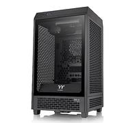 Thermaltake Tower 200 Mini-ITX Computer Case; 2x140mm Pre-Installed CT140 Fans; Supports GPU Length Up to 380mm; CA-1X9-00S1WN-00; Black; 3 Year Warranty