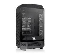 Thermaltake Tower 250 Black Mini-ITX Mini Tower; 2x120mm CT Fans Included; 360mm Radiator Support; 360mm GPU Clearance; Dual Chamber; CA-1Z9-00S1WN-00