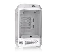 Thermaltake Tower 250 Snow Mini-ITX Mini Tower; 2x120mm CT Fans Included; 360mm Radiator Support; 360mm GPU Clearance; Dual Chamber; CA-1Z9-00S6WN-00