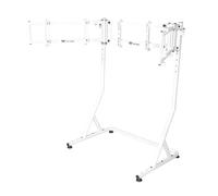 Thermaltake Triple Monitor Stand Pro | Snow | White Edition | Multi-Display Mount | Adjustable | For Sim Racing & Flight Simulation
