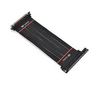 Thermaltake Tt Premium PCI-E 4.0 200mm flexiable Extender with 90 Degree Adapter, AC-060-CO1OTN-C2, Black
