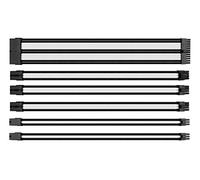 Thermaltake TtMod Sleeve Extension Power Supply Cable Kit ATX/EPS/8-pin PCI-E/6-pin PCI-E with Combs, White/Black AC-048-CN1NAN-A1