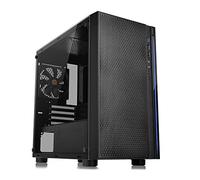 Thermaltake Versa H18 Tempered Glass Black Spcc Micro ATX Gaming Computer Case CA-1J4-00S1WN-01