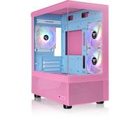 Thermaltake View 170 TG ARGB Bubble Pink Micro-Tower PC Case (M-ATX) - Tempered Glass Front & Side, 3 x 120 mm ARGB-Lite Fan Pre-Installed, Motherboard Sync, Radiator Top 240/280 mm, Bubble Pink