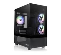 Thermaltake View 170 TG ARGB Micro ATX Tower, Black, 3x 120mm ARGB Fans, USB 3.0
