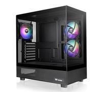 Thermaltake View 270 Plus TG ARGB Black Mid Tower E-ATX Case; 3x120mm ARGB Fans Included; Support Up to 360mm Radiator; Front & Side Dual Tempered Glass Panel; CA-1Y7-00M1WN-01; 3 Year Warranty