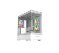 Thermaltake View 290 TG ARGB, Mid Tower Chassis, Snow