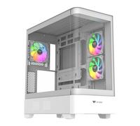 Thermaltake View 290 TG ARGB Snow, Mid Tower Chassis, Curved TG Window, 3x120mm