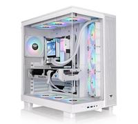 Thermaltake View 380 XL TG ARGB | Mid Tower Case | Snow