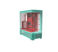 Thermaltake View 600 TG Full Tower Chassis, Mint Strawberry, Tempered Glass, USB