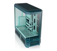Thermaltake The Tower 600 | Achteckiger Mid Tower ATX | 2 vorinstallierte 140-mm-Lüfter | Vertikale Belüftung | Kompatibel mit 420-mm-Kühler und bis zu 13 Lüftern | Blaugrün Teal