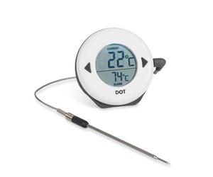Thermapen DOT Digital Oven Thermometer for Meat Roasting - BBQ Thermometer Probe with Loud Alarm, Water-Resistant BBQ Meat Thermometer, Reads Up to 300 °C, 1.2m Meat Probe Included