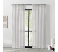 Thermasheer Weathershield Insulated Sheer Panel, 72 by 50-Inch, White
