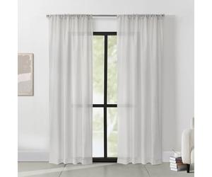 Thermasheer Weathershield Insulated Sheer Panel, 72 by 50-Inch, White