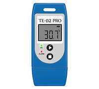 ThermElc TE-02 Pro Temperature Data Logger Auto PDF/CSV Report, Reusable, Compare Multi-Devices Data, Monitor Fridge Freezer with Calibration Certificate-Temperature Recorder compliant 21CFR part 11